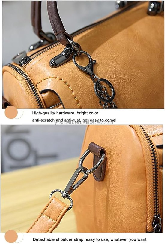 MaberLondon® Zachte PU leren crossbody damestas-3