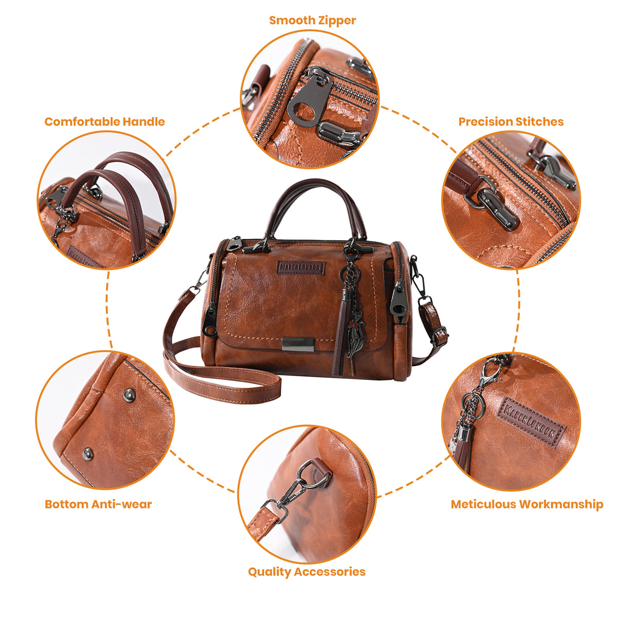 Everyday Multi-Zip Crossbody Bag - Bestseller