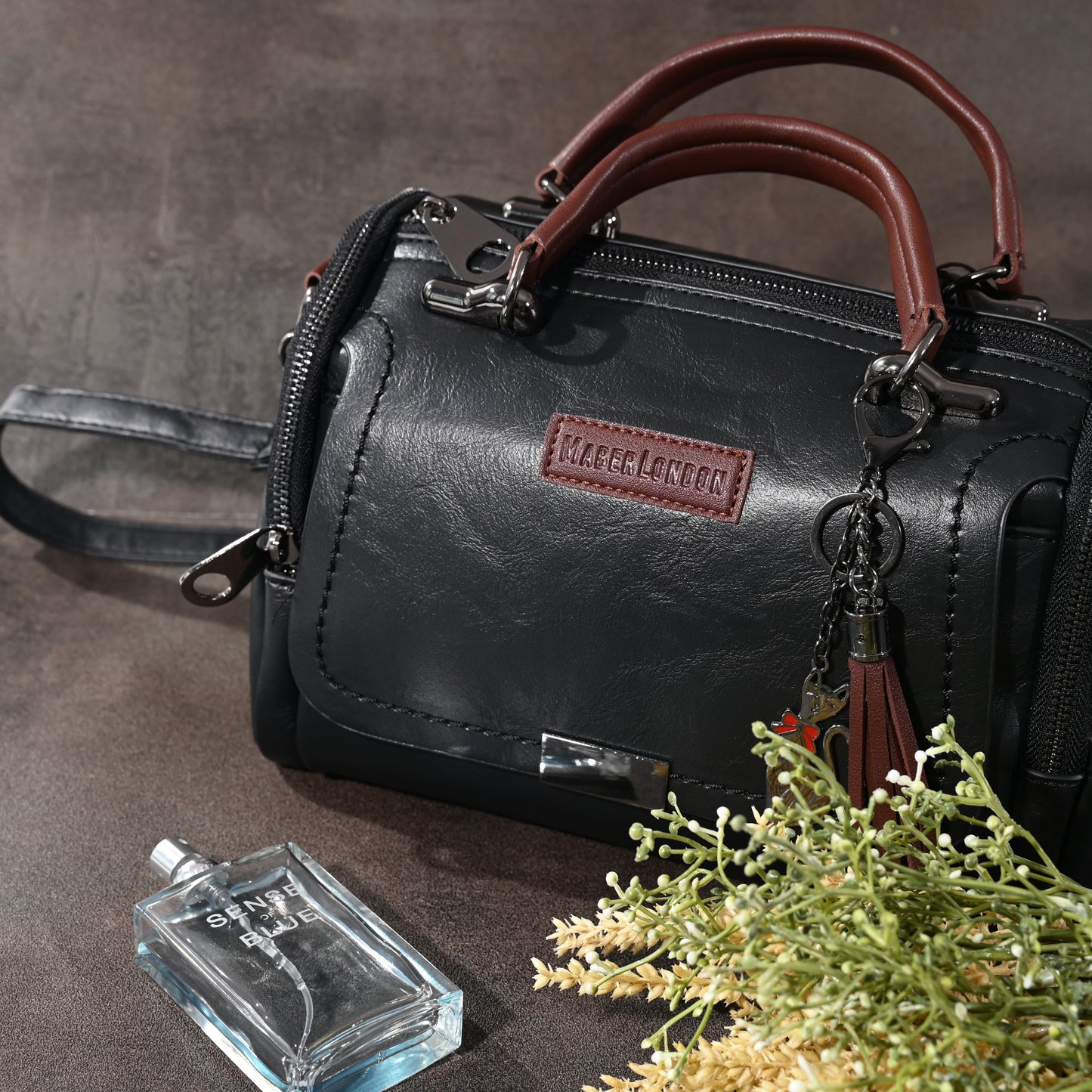 MaberLondon® Dames tas- Schoudertas designer handtas Zacht PU-leer crossbodytas