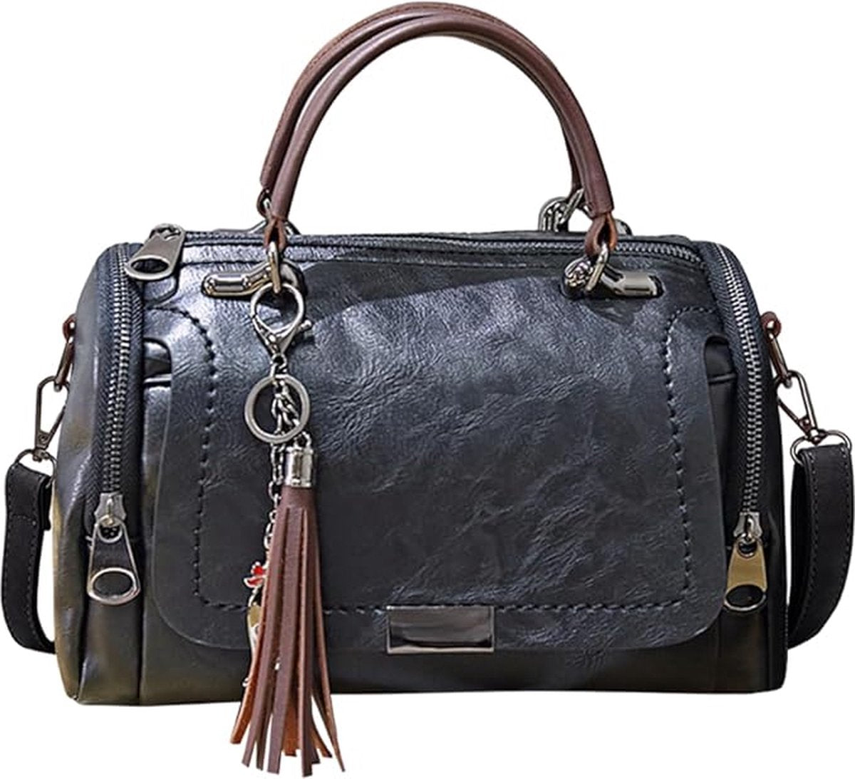 MaberLondon® Zachte PU leren crossbody damestas-10