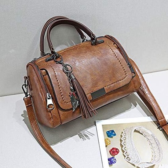 MaberLondon® Zachte PU leren crossbody damestas-2