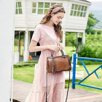 MaberLondon® Zachte PU leren crossbody damestas-4