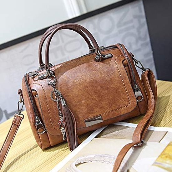 MaberLondon® Zachte PU leren crossbody damestas-6